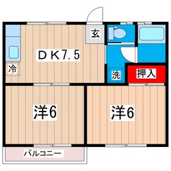 レインボーヒルズの物件間取画像